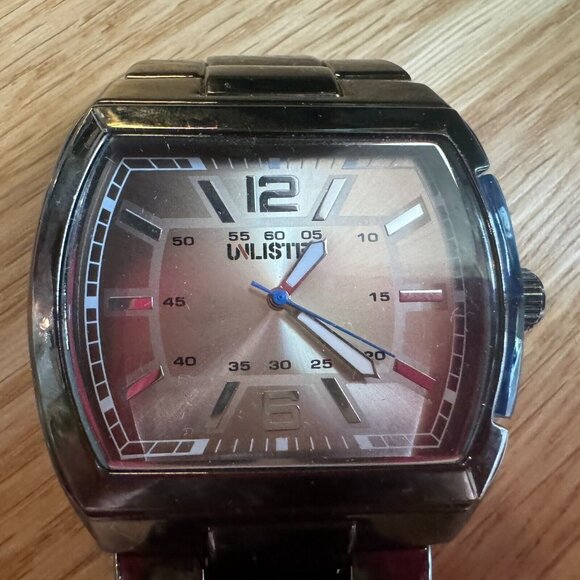 UNLISTED Watch, 42mm Analog Wrist Watch, Gun Metal - Picture 4 of 15